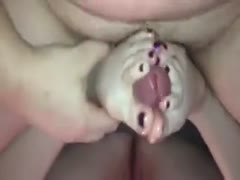 Stunning pov episode with my cute white women rubbing my rod with her feet